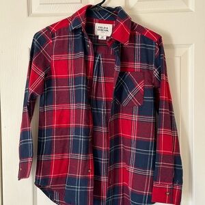 Field & Stream Plaid Shirt in Red and Navy